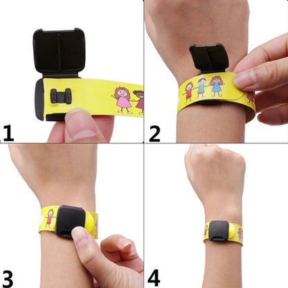 4PCS Adjustable Kids Safety Wristbands
