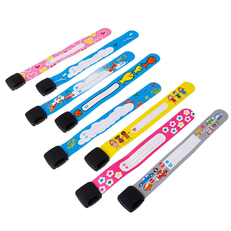4PCS Adjustable Kids Safety Wristbands