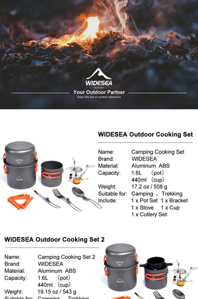 Camping PRO Cookware Set