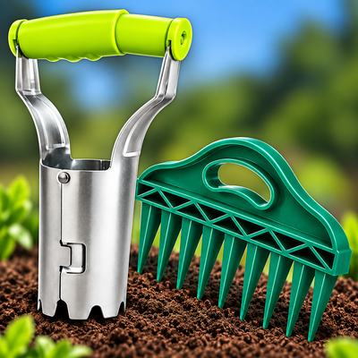 Soil Puncher & Seeder Transplanter
