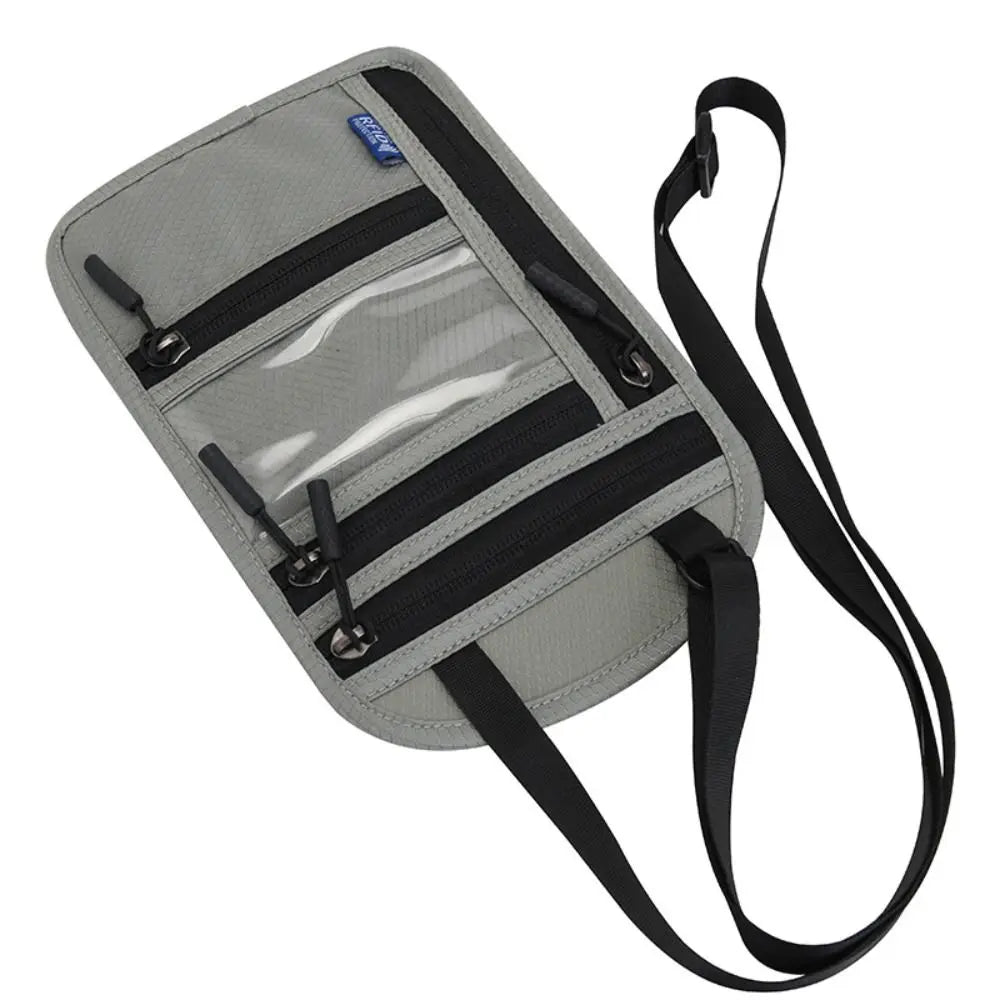 RFID Travel Neck Wallet Pouch
