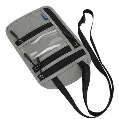RFID Travel Neck Wallet Pouch