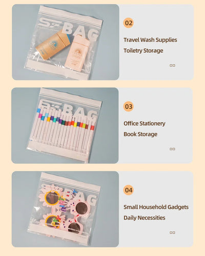 Reusable Double-Seal Food Storage Bags
