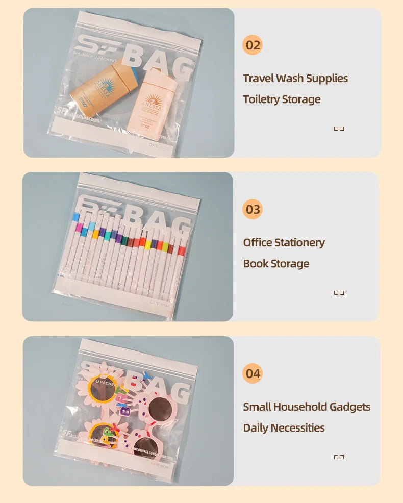 Reusable Double-Seal Food Storage Bags