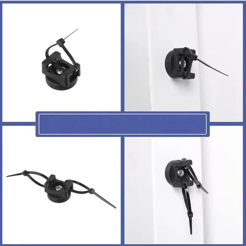 Magnetic Cable Tie Mounts with Strong Magnet
