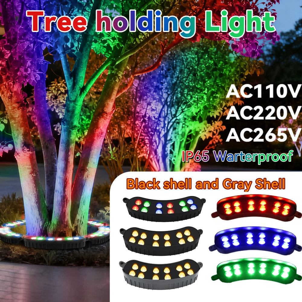 AC110V–265V LED Tree Ring Landscape Light
