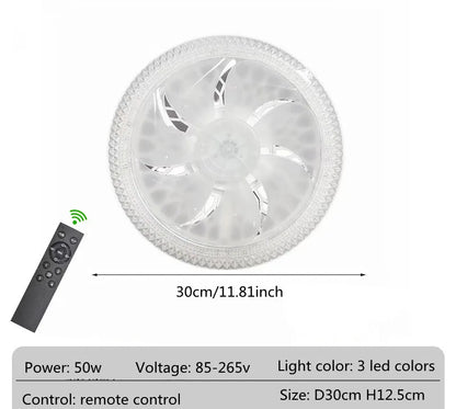 Ceiling Fan Light - 50W 30cm