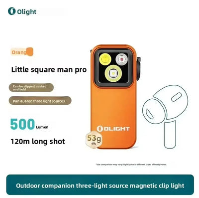 Mini Magnetic Clip-On LED Flashlight