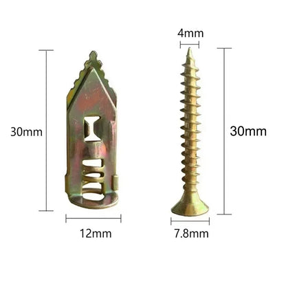 50/100 Pcs Self Drilling Drywall Anchors (R)