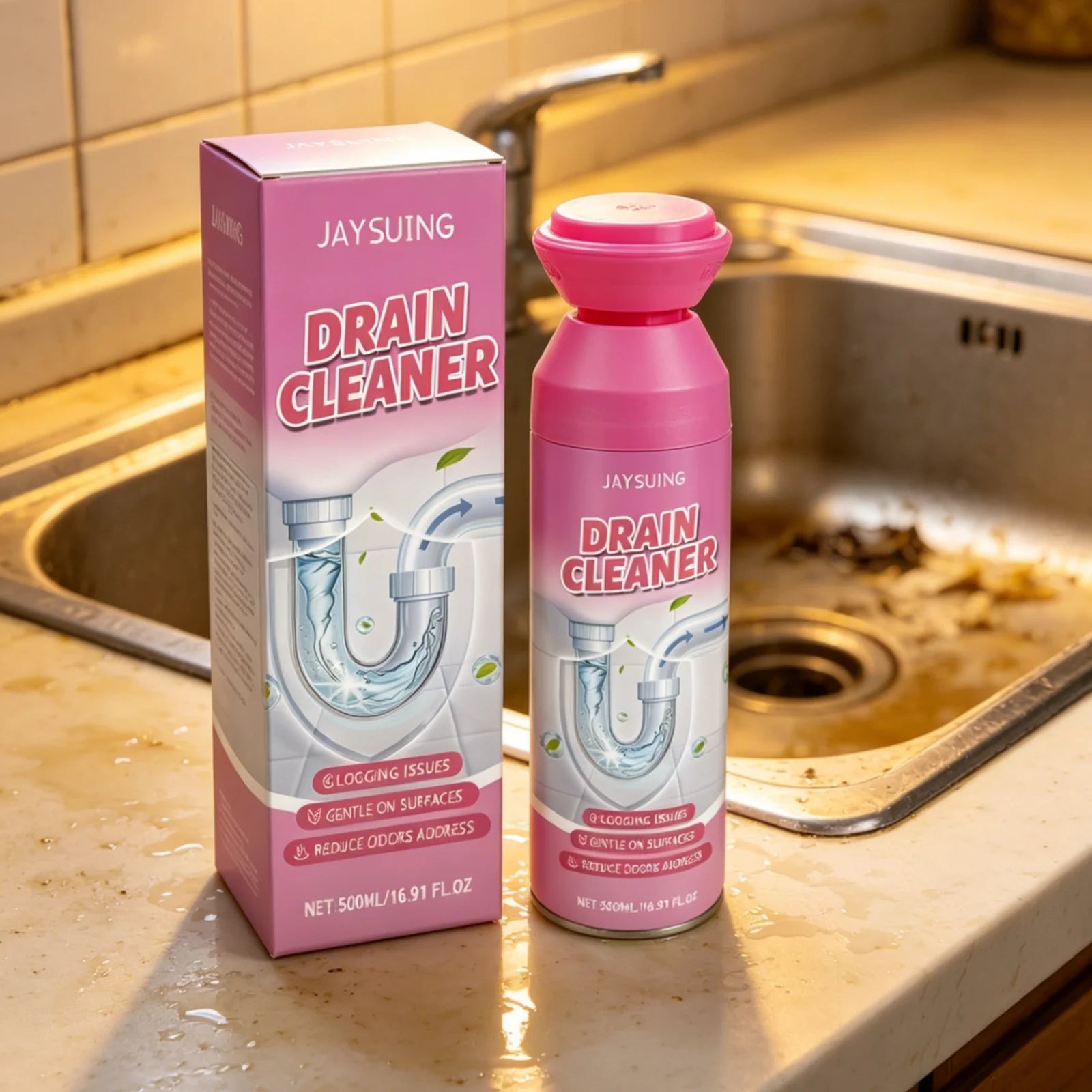 Powerful Drain Cleaner 500ml (16.9 fl oz)