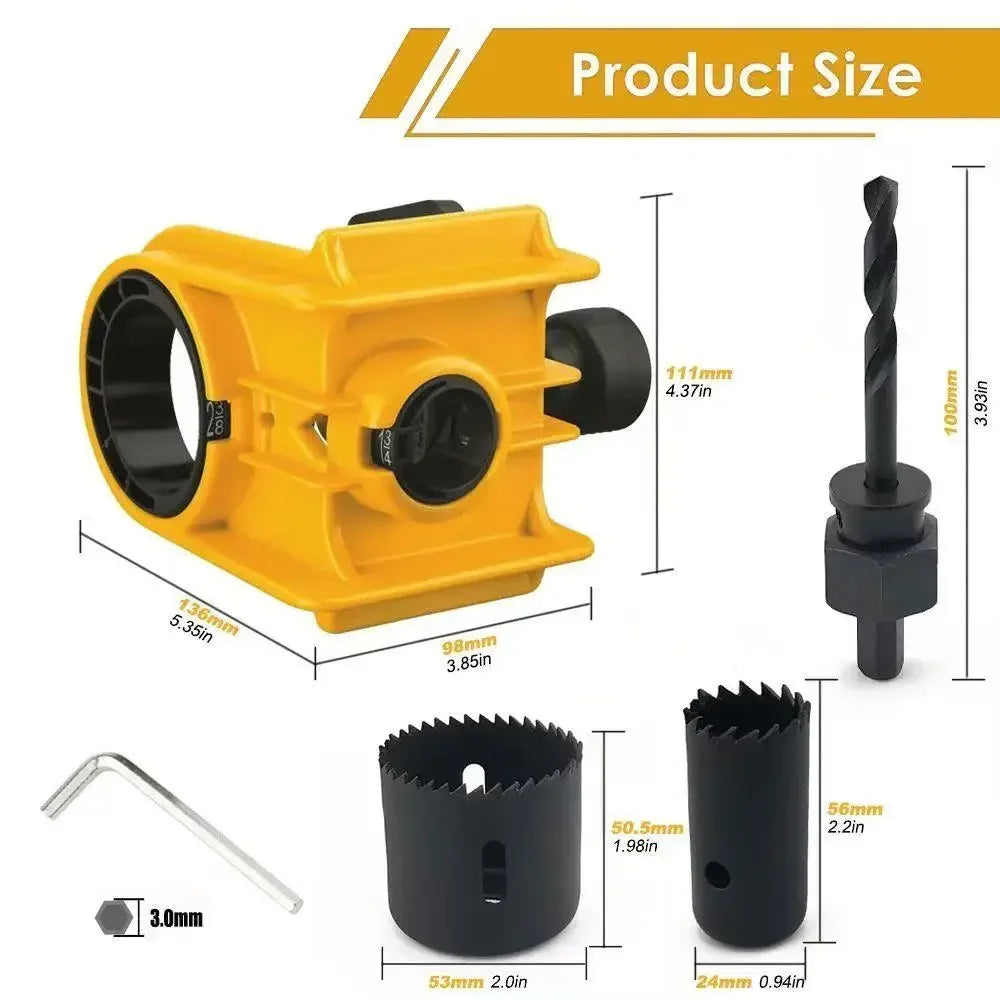 Wood Door Lock Installation Kit