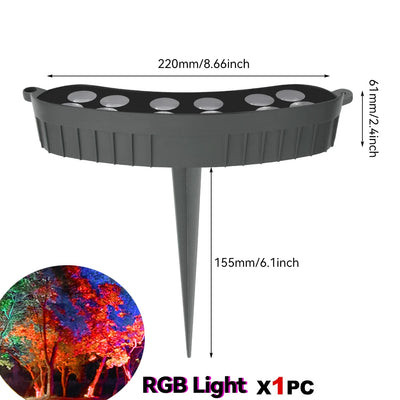 AC110V–265V LED Tree Ring Landscape Light