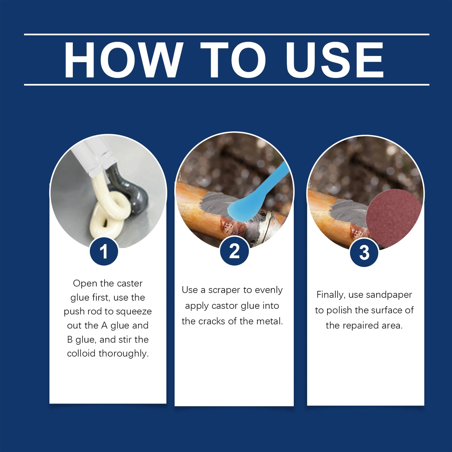 Strong Metal Repair Glue (High Temp & Waterproof)