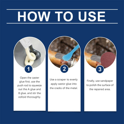 Strong Metal Repair Glue (High Temp & Waterproof)