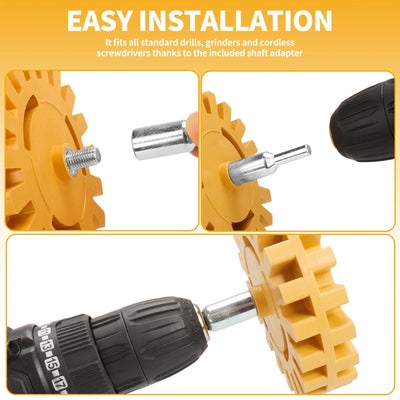 Rubber Eraser Wheel Decal Remover Tool