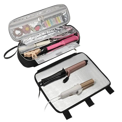 2-in-1 Foldable Hair Styling Tool Organizer & Travel Bag