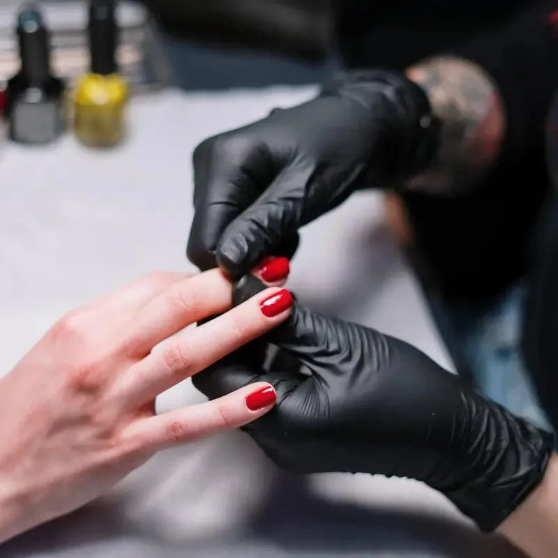 Black Nitrile Gloves