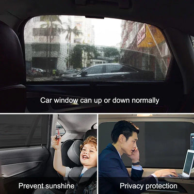 Car Window Sunshade & Mosquito Screen