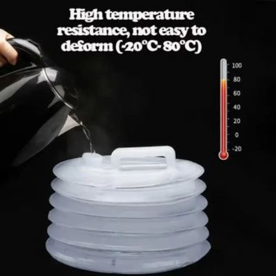 Folding Water Bucket with Faucet (T)