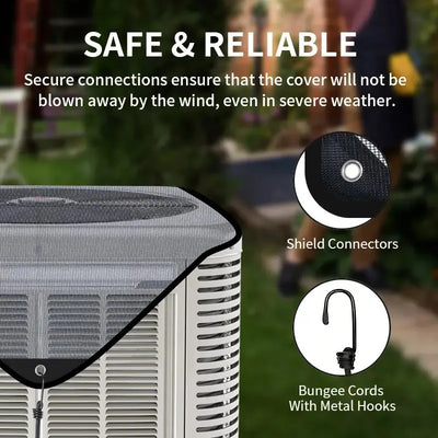 Outdoor AC Cover with Drawstring
