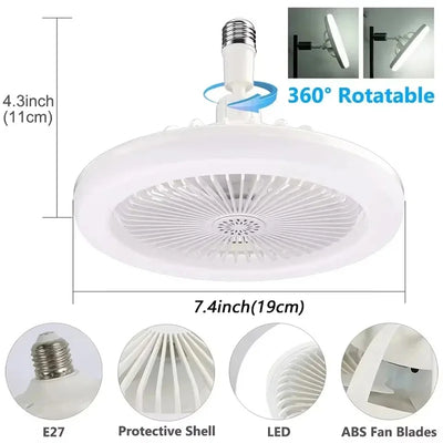 LED Ceiling Fan Light - 19cm