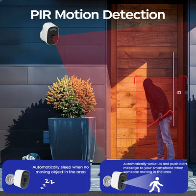 5MP Solar WiFi Outdoor Security Camera