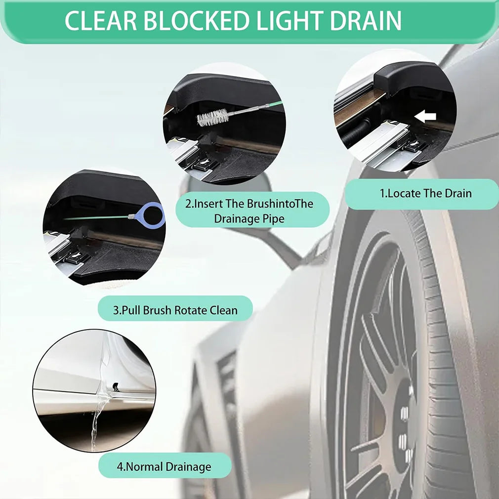 Sunroof Drain Cleaning Brush