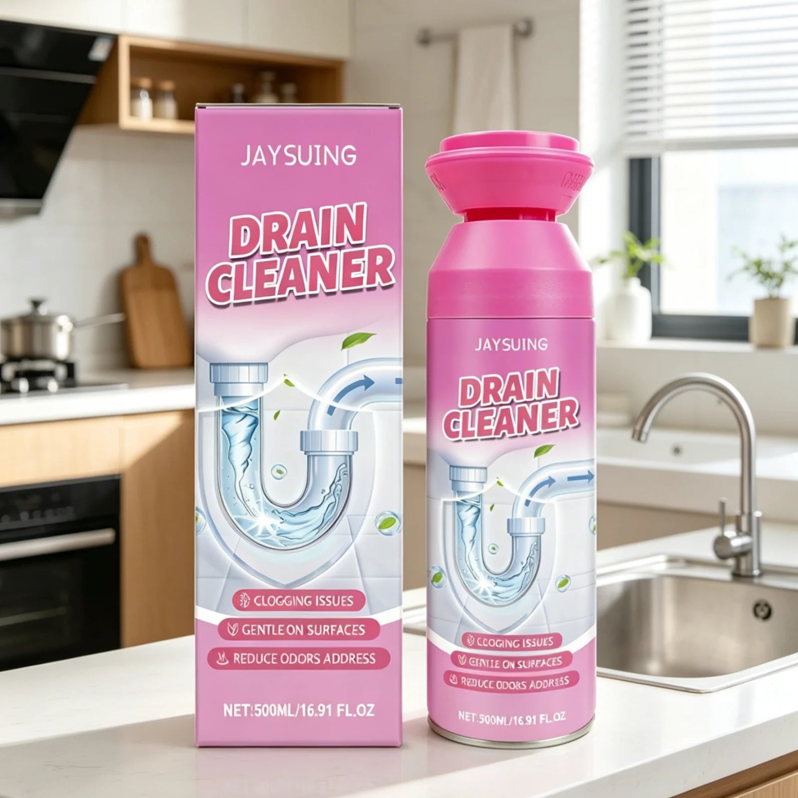 Powerful Drain Cleaner 500ml (16.9 fl oz)