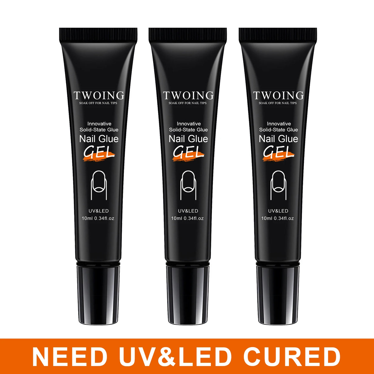 Gel adhesivo sólido para uñas postizas