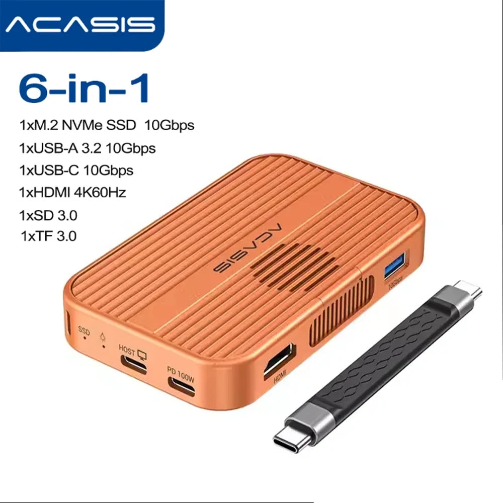 Magnetic M.2 NVMe SSD Dock (SSD Not Included)