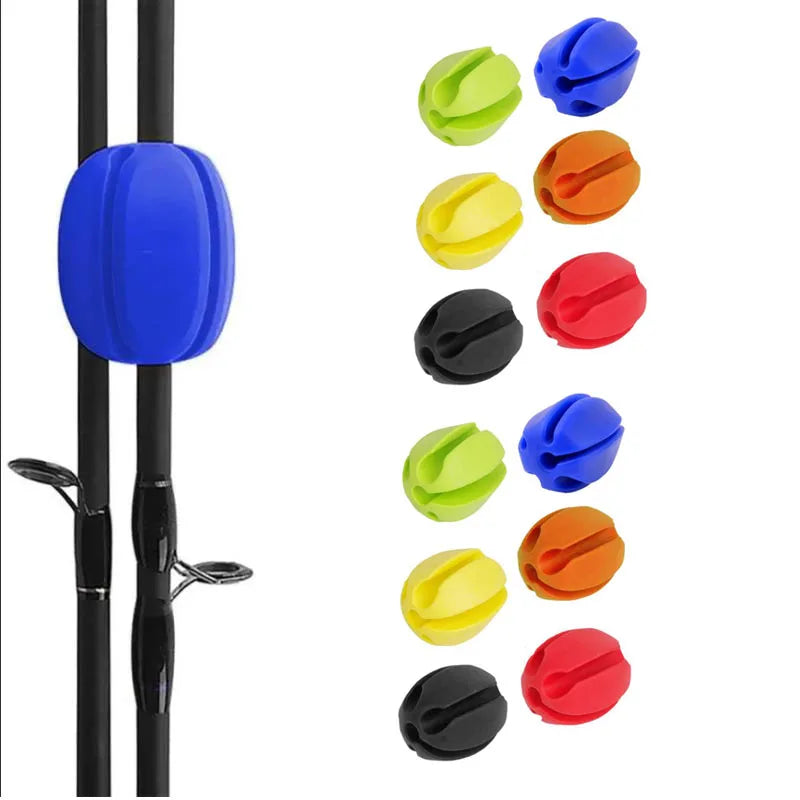 Multi-Functional Silicone Fishing Rod Ball Clips