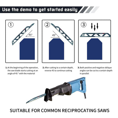 12-Inch Heavy-Duty Demolition Reciprocating Saw Blade