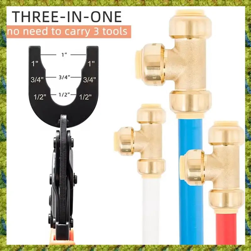 Push Fit Disconnect Tool Set (1/2", 3/4", 1")