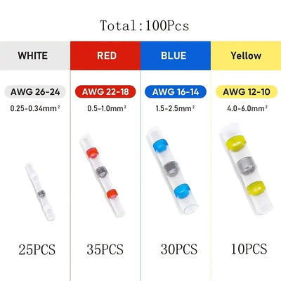 Waterproof Wire Connectors 100/250 Pack (R)