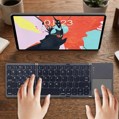 Ultra-Compact Foldable Bluetooth Wireless Keyboard