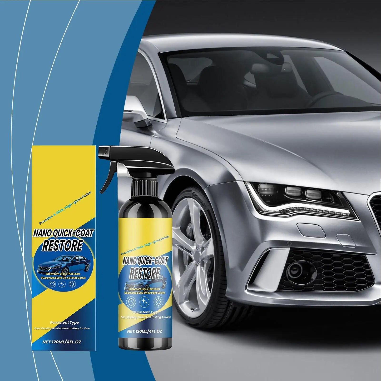 Nano Ceramic Coating Spray for Cars 120ml