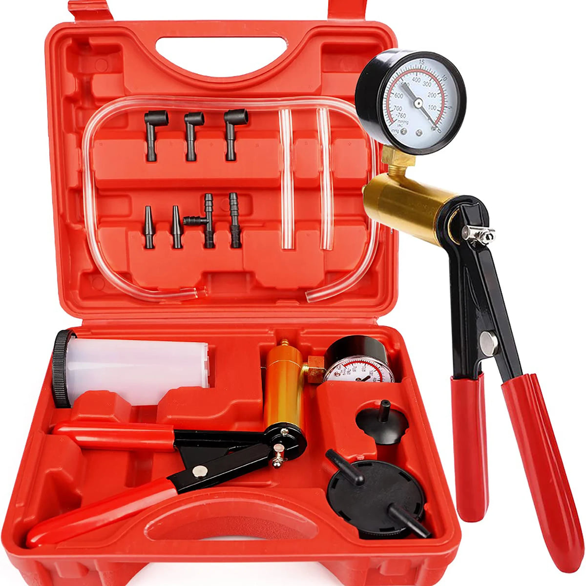 2-in-1 Handheld Brake Bleeder & Vacuum Pump Kit