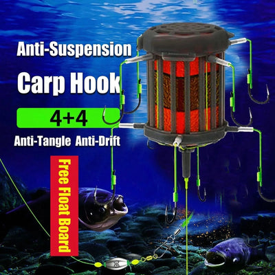 8 Hook Carp Fishing Rig