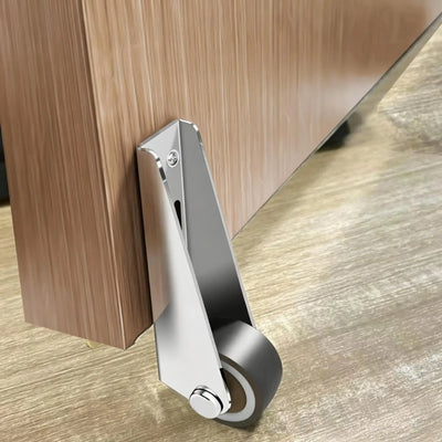 Side-Mounted Silent Rubber Furniture Casters