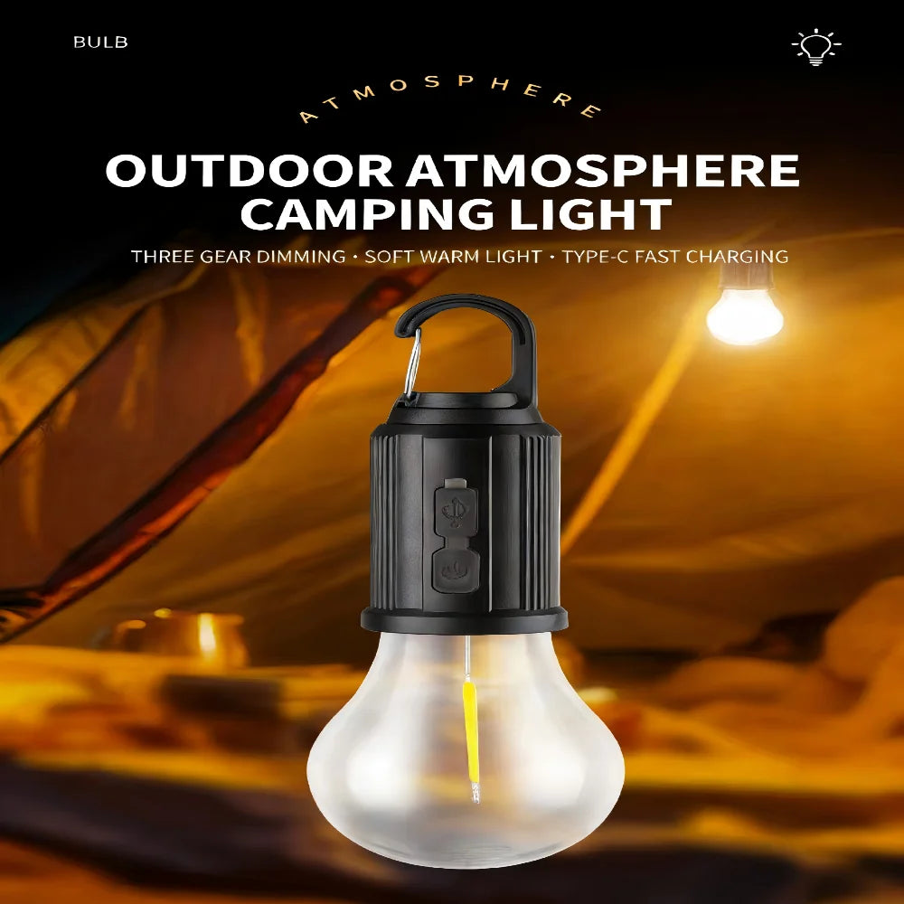 Bulb Light - Solar & Type-C Charging