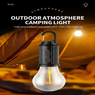 Bulb Light - Solar & Type-C Charging
