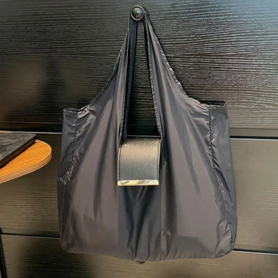Foldable Reusable Shopping Tote Bag with Keychain