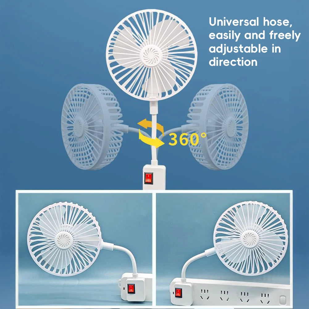 Flexible Gooseneck Desk Fan