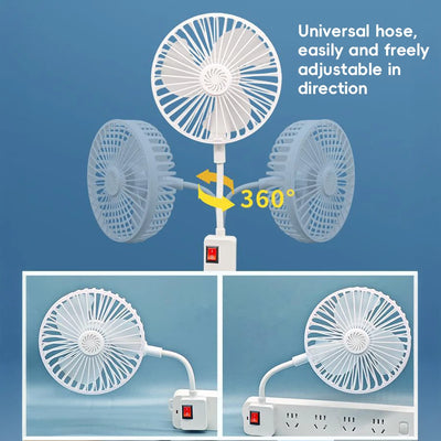 Flexible Gooseneck Desk Fan