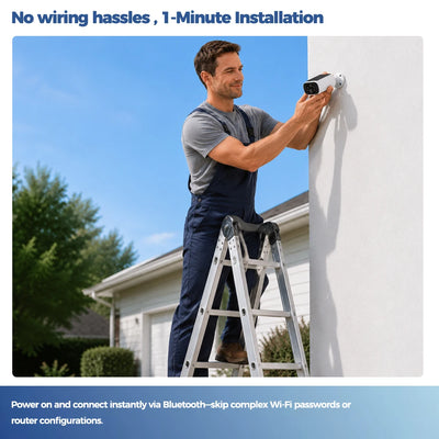 2.5K Solar WiFi Outdoor Security Camera