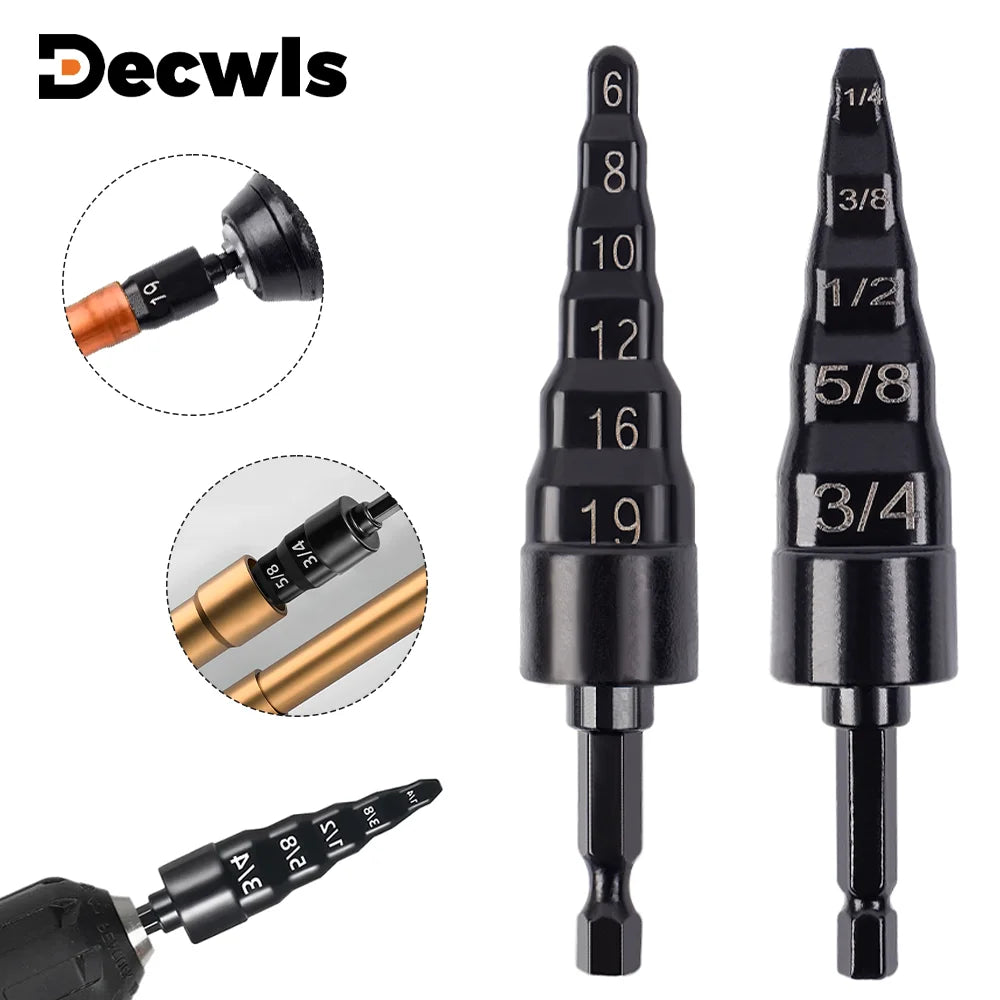 Copper Pipe Expander Drill Bit Set