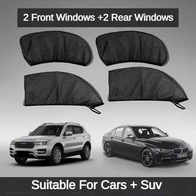 Car Window Sunshade & Mosquito Screen