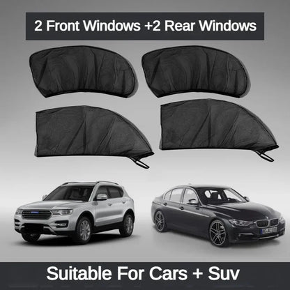 Car Window Sunshade & Mosquito Screen