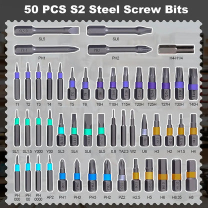 50-in-1 Magnetic Screwdriver Set