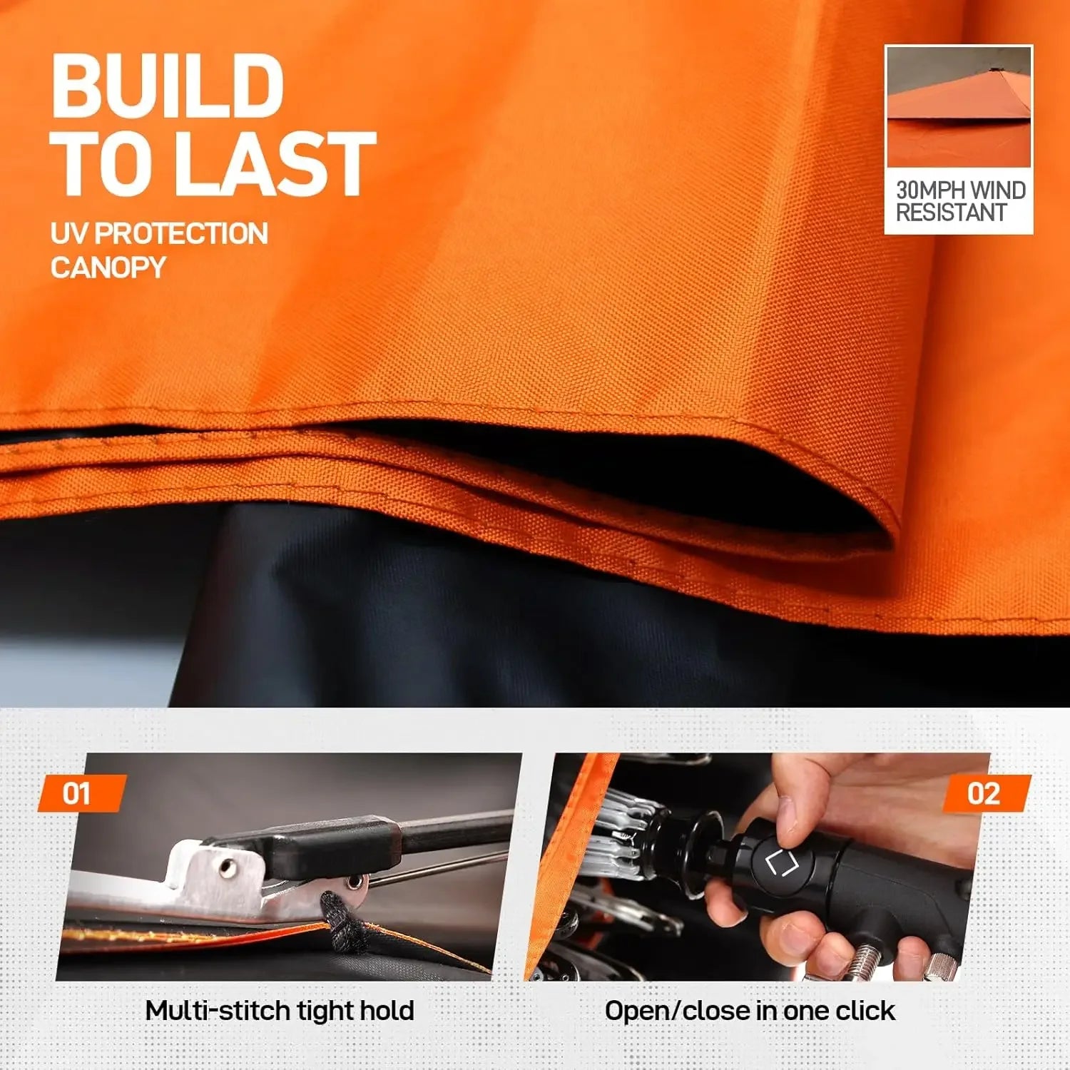 60 Inch Folding Magnetic Umbrella